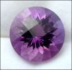 AMETHYST CHECKER ROUND (Bolivia) � 10.62 ct.